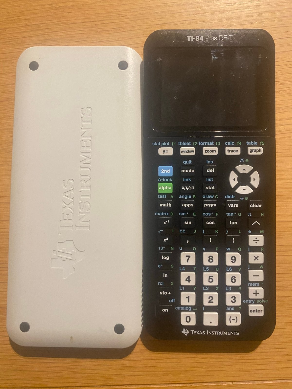 Texas Instruments 84 plus CE-T, Ophalen of Verzenden, Grafische rekenmachine, Gebruikt