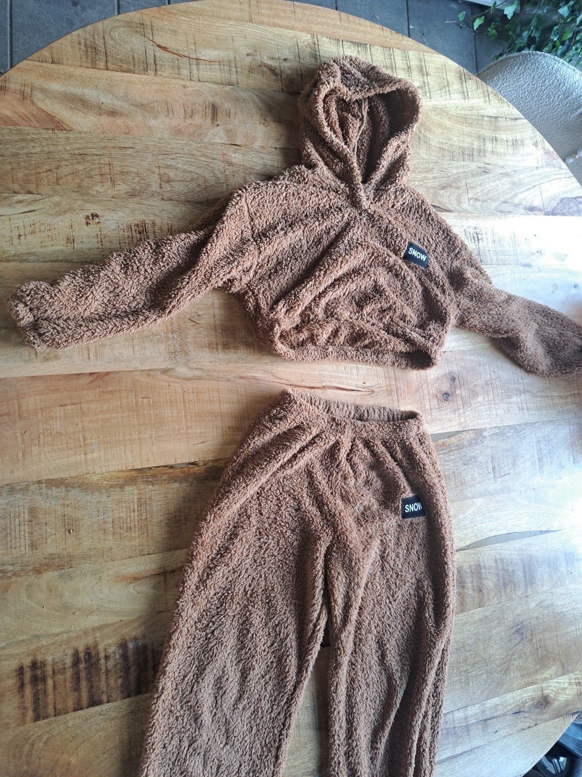 winter teddy pak, Kleding | Dames, Kostuum of Pak, Bruin, Snow, Ophalen of Verzenden