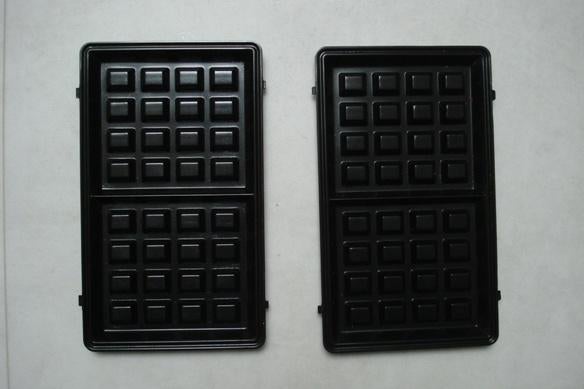 Nieuwe wafel bakplaten voor Quigg 3 in 1 grill apparaat, Ophalen of Verzenden, Uitneembare platen, Nieuw