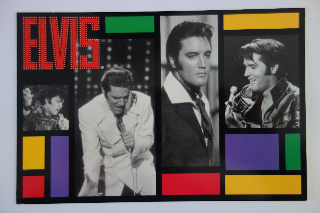 Elvis Presley briefkaart, Ophalen of Verzenden, Nieuw, Foto of Kaart