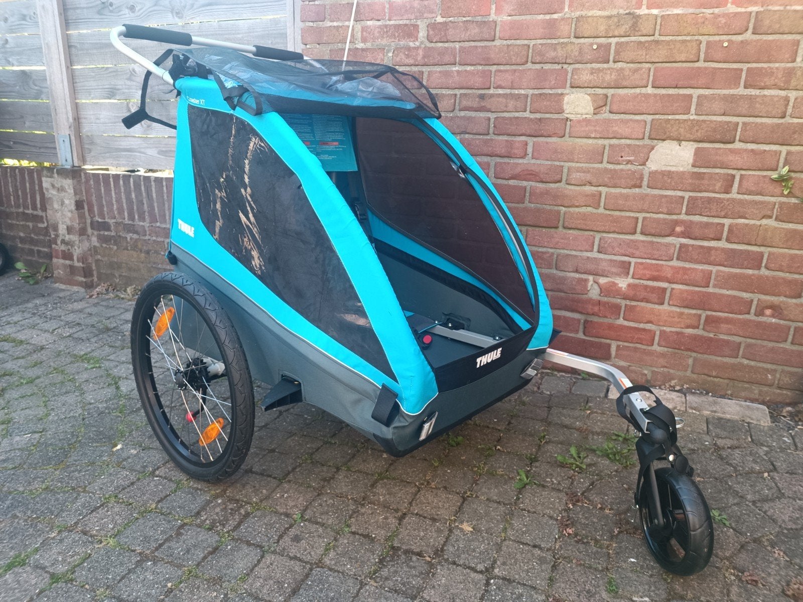 Thule Coaster XT fietskar / kinderkar / wandelwagen, Ophalen, Zo goed als nieuw, Kinderkar, 40 tot 60 kg