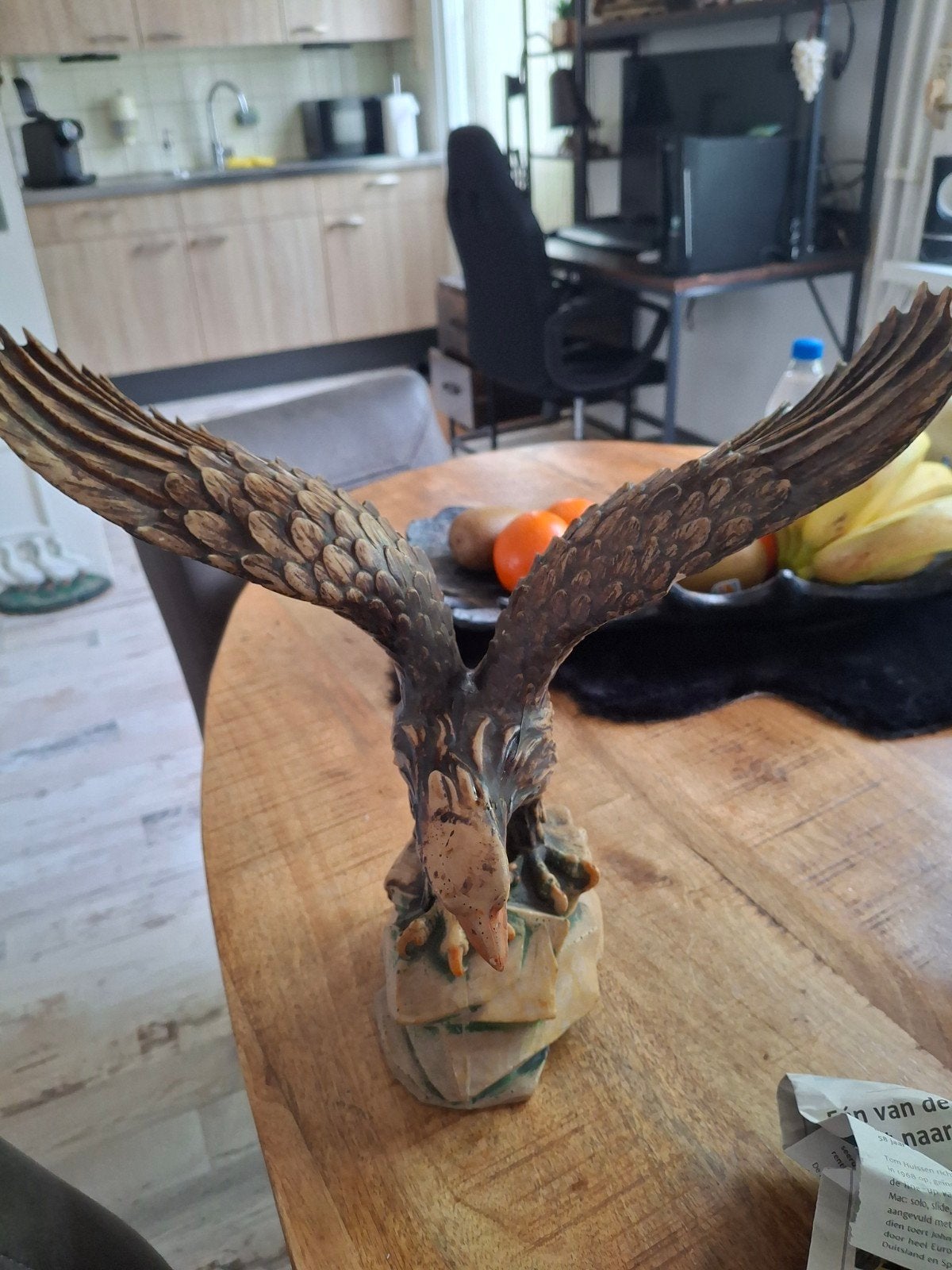 Adelaar beeld -, Antiek en Kunst, Ophalen of Verzenden, Handgemaakt, 20 - 50 cm, Beeld