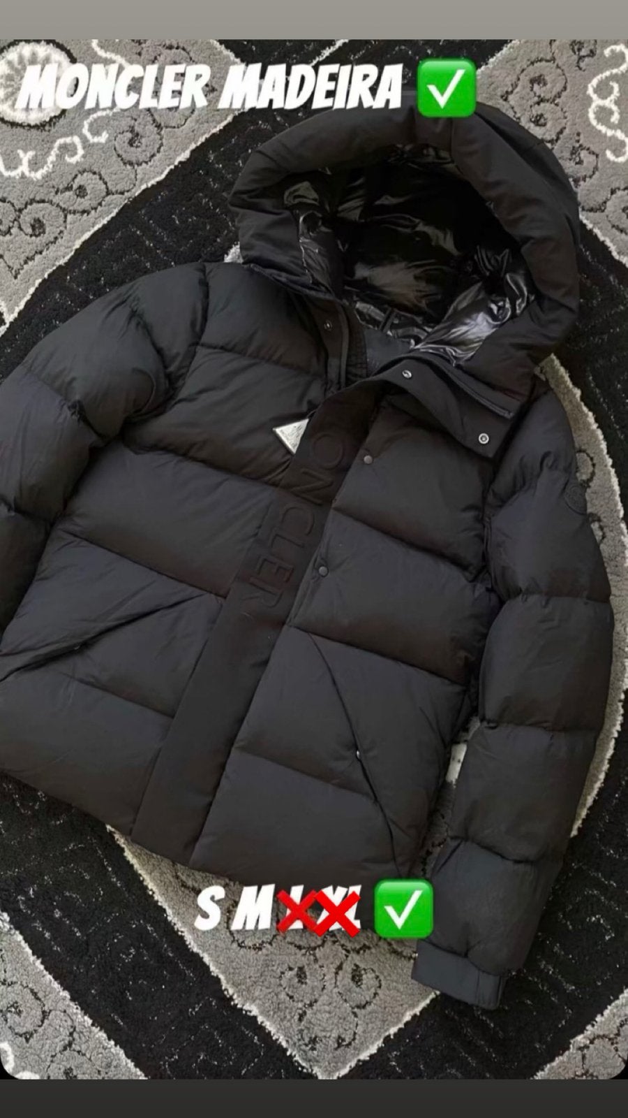 Moncler Madeira Jas, Kleding | Heren, Ophalen of Verzenden, Nieuw, Maat 48/50 (M), Zwart