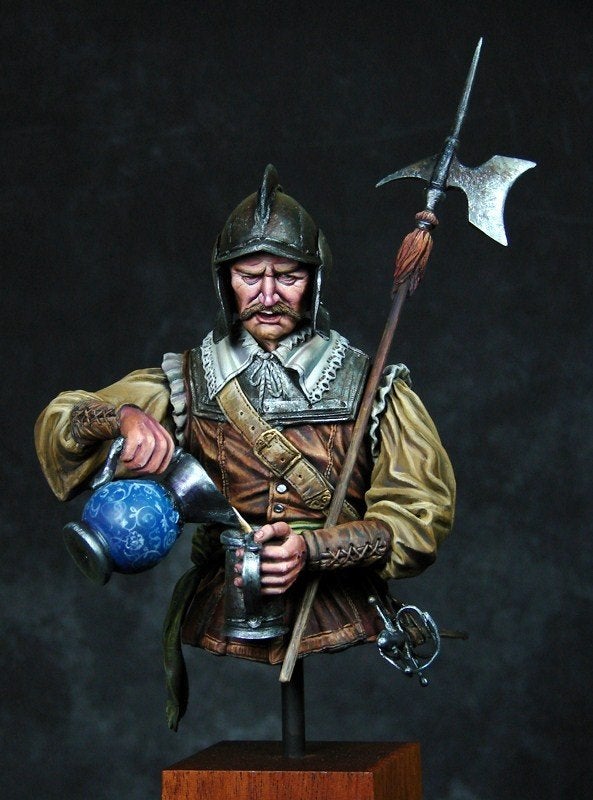German cavalier 1630's - United empire miniatures, Hobby en Vrije tijd, Modelbouw | Figuren en Diorama's, Ophalen of Verzenden