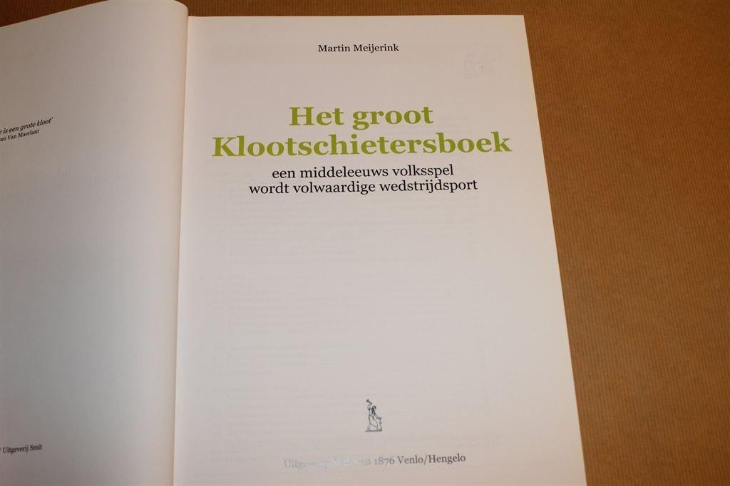 Het Groot Klootschietersboek — Hét Standaardwerk, Ophalen of Verzenden