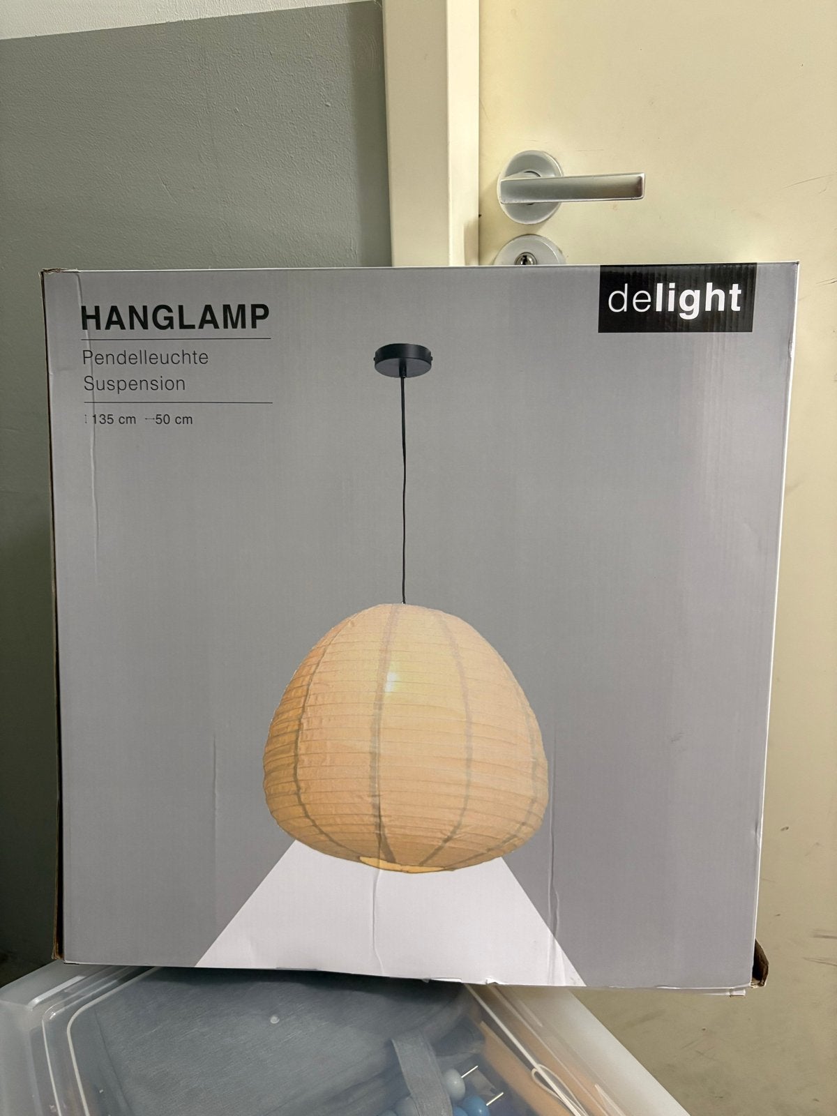 Hanglamp Anzar Kwantum - Nog in verpakking!, Ophalen, Nieuw, Textiel