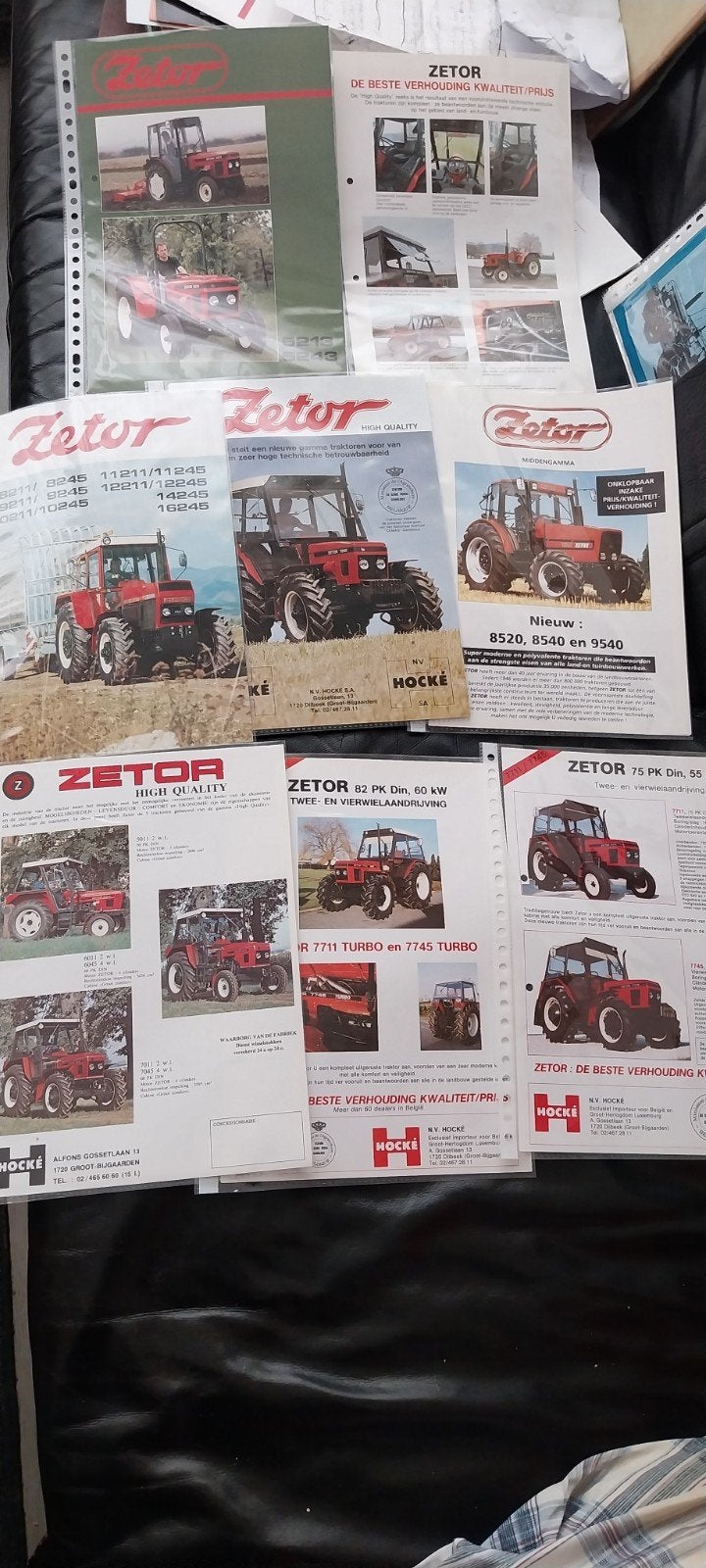 Zetor trekker folder traktor oldtimer brochure, Ophalen of Verzenden