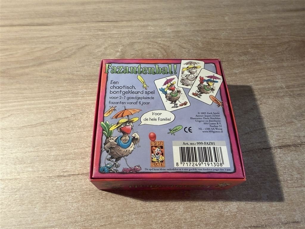 Fazantenbal - 999 games - S7004, Ophalen of Verzenden, Zo goed als nieuw