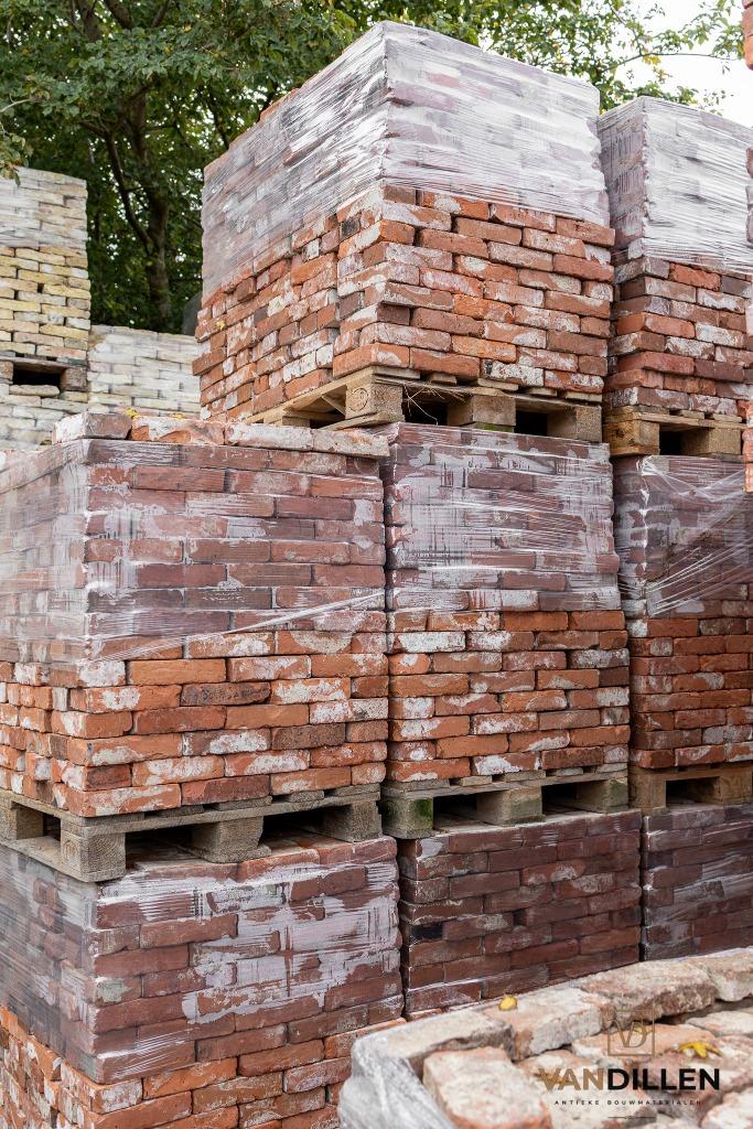 Oude Groninger gladde steen 12.000 uit 1 partij 22.5x5.5, Doe-het-zelf en Verbouw, Metselstenen, Verzenden, Zo goed als nieuw
