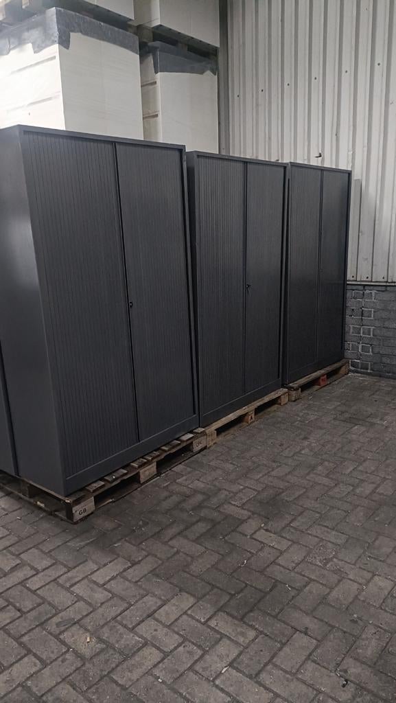 Diverse metalen roldeurkasten archiefkasten, Gebruikt, 100 tot 150 cm, R, Ophalen of Verzenden