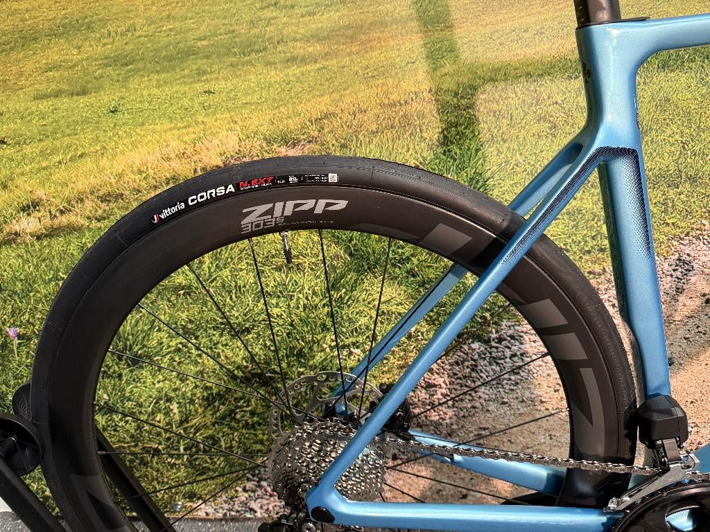 Colnago V4 Disc 550/59cm Blauw 105 DI2 Carbon Wielen €3999,-, 28 inch, Carbon, Heren, Nieuw
