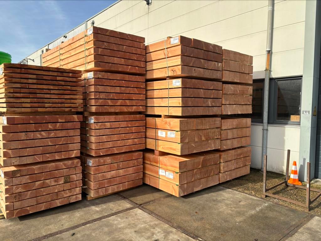 Voorjaarsaanbieding! Douglas tuinhout | Balken Palen Planken, Doe-het-zelf en Verbouw, Hout en Planken, Ophalen, Minder dan 25 mm