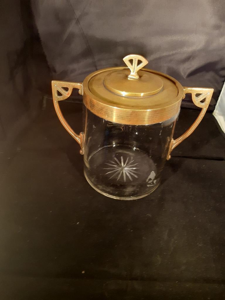 Art Deco koektrommel, Antiek en Kunst, Ophalen of Verzenden