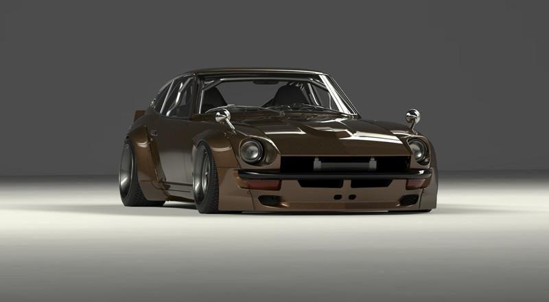 Voor Nissan Datsun 240Z 1970-1973 Bodykit GFK NIEUW, Nieuw, Ophalen of Verzenden, Bumper, Achter