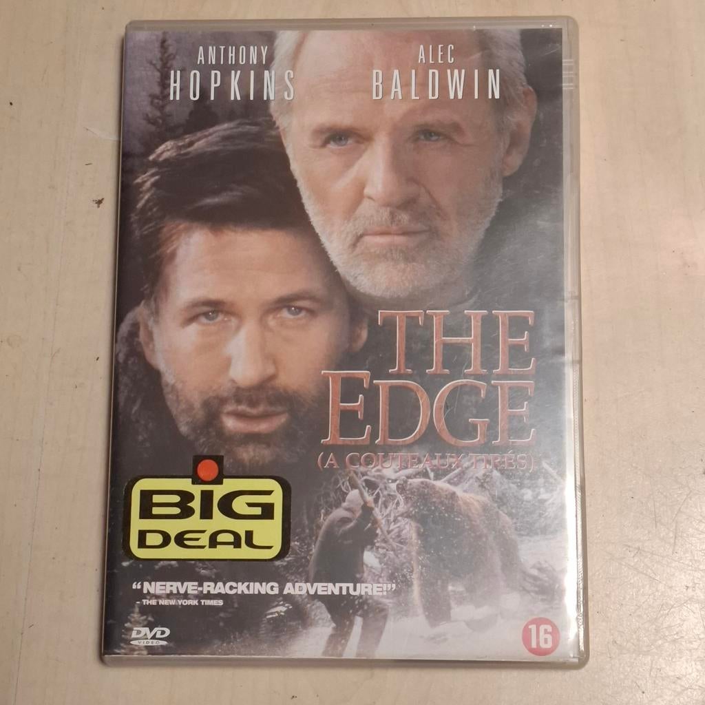 The Edge DVD - Anthony Hopkins, Alec Baldwin, Vanaf 16 jaar, Ophalen of Verzenden, Gebruikt