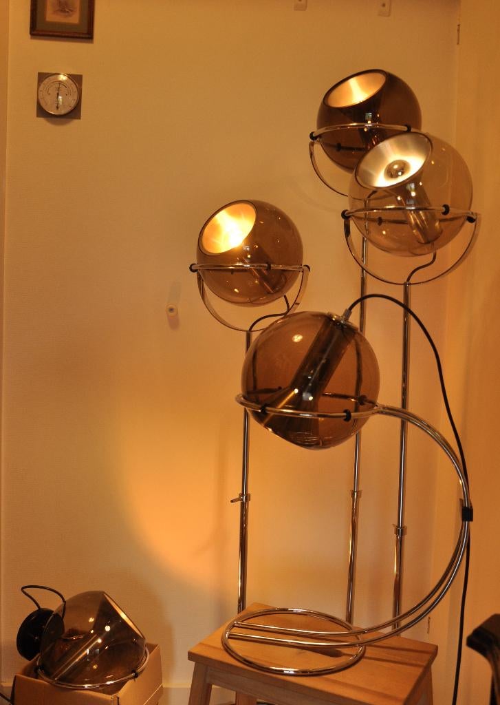 Raak | Frank Ligtelijn | Originele Globe | Geheel Hersteld, Huis en Inrichting, Lampen | Overige, Zo goed als nieuw, Ophalen of Verzenden