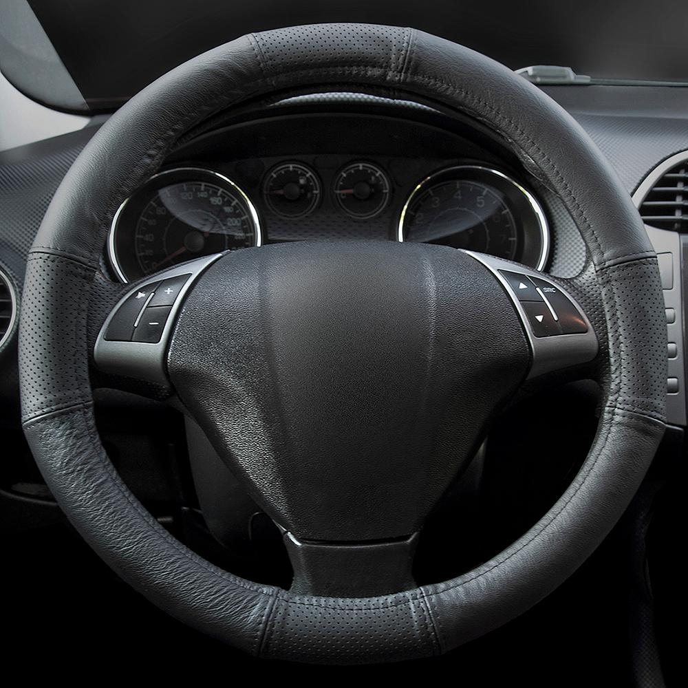 Carpassion Stuurhoes - Steering Cover - Leer - Ø 37-39 CM, Ophalen, Zo goed als nieuw, Op maat