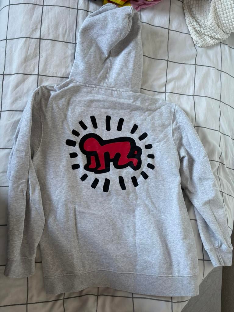 American today keith haring grijze hoodie xl, Ophalen of Verzenden, Zo goed als nieuw, Maat 56/58 (XL), Grijs