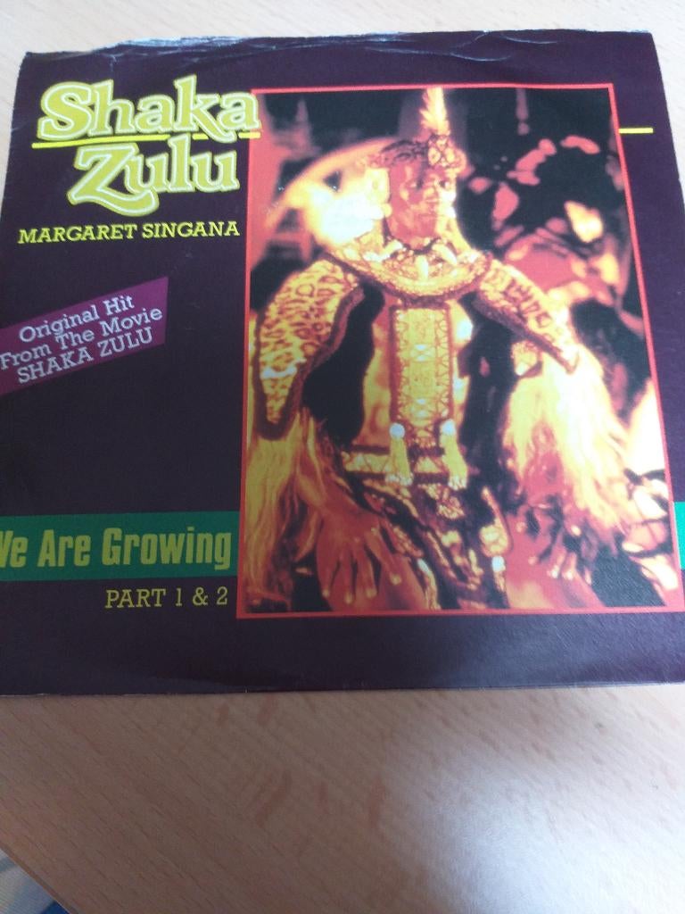 Margaret Singana – We Are Growing (Part 1 & 2) SHAKA ZULU, Cd's en Dvd's, Vinyl Singles, Gebruikt, 7 inch, Single, Ophalen of Verzenden