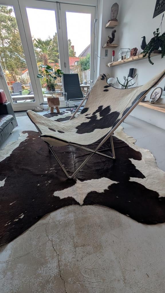 Vlinderstoel / Butterfly Chair / Mariposa Stoel, Ophalen, Gebruikt, Zwart, Leer