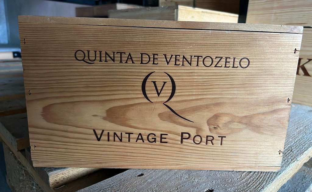 1 kist (OWC) Quinta de Ventozelo 2003 Vintage Port, Ophalen of Verzenden, Zo goed als nieuw, Vol, Overige gebieden
