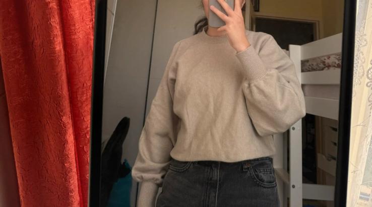 NA-KD Beige trui, Ophalen of Verzenden, Zo goed als nieuw, Beige