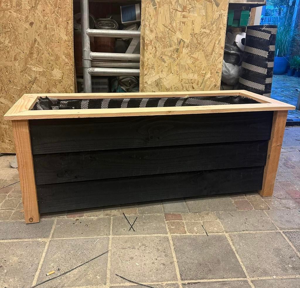 Douglas bloembakmen RABAT, Tuin en Terras, Bloembakken en Plantenbakken, Ophalen, Zo goed als nieuw, 60 cm of meer, Rechthoekig
