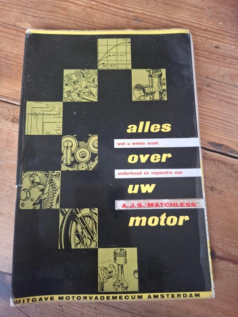 AJS Matchless Motor Onderhoudsboek, Boeken, Motoren, Ophalen of Verzenden, Gelezen, Motorvademecum Amsterdam, Merk of Model