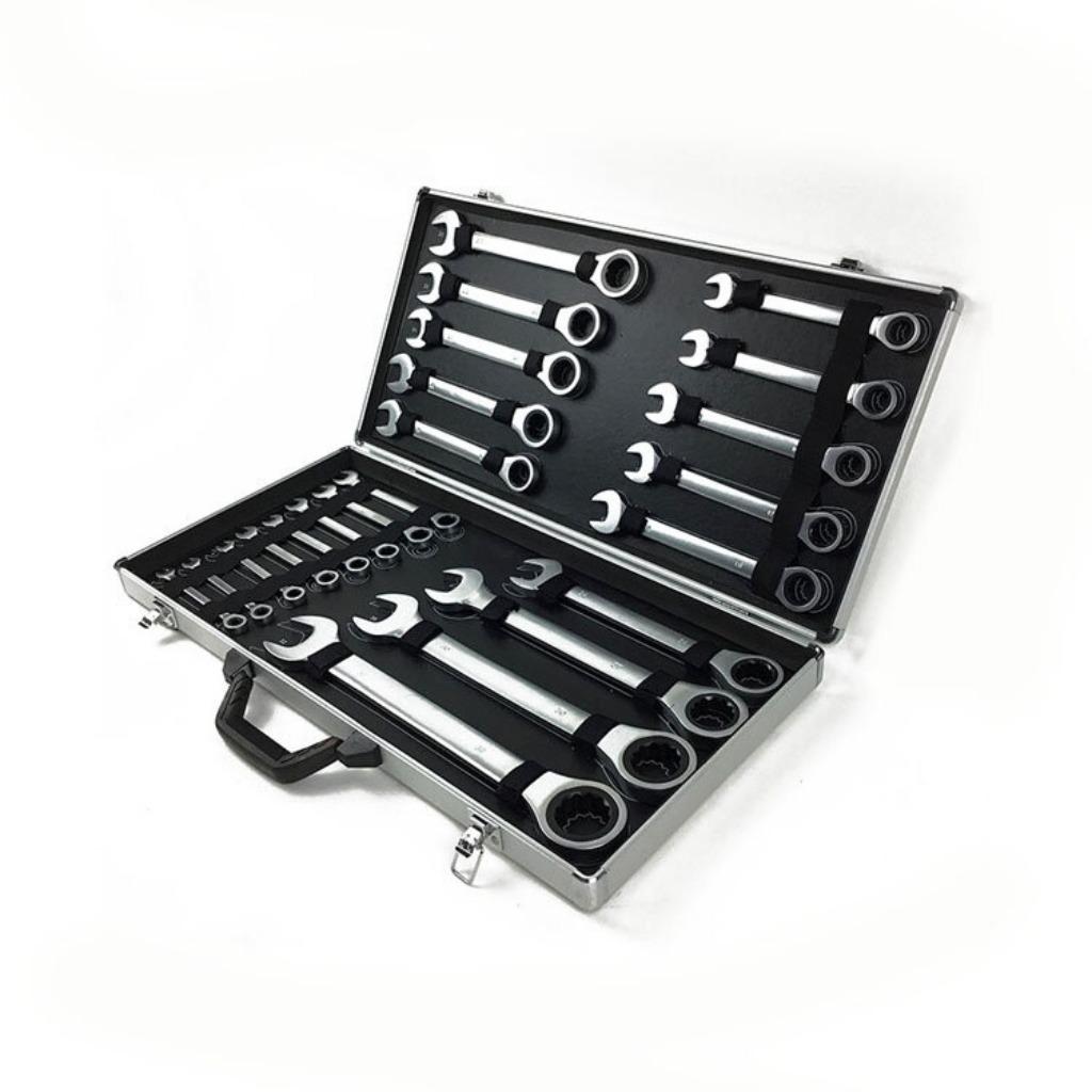 Ring ratel set 22 delig - Metallo - NIEUW leverbaar!, Nieuw, D, Ophalen, D