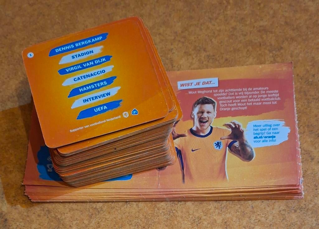 Voetbalkaartjes AH, Albert Heijn, Ophalen of Verzenden