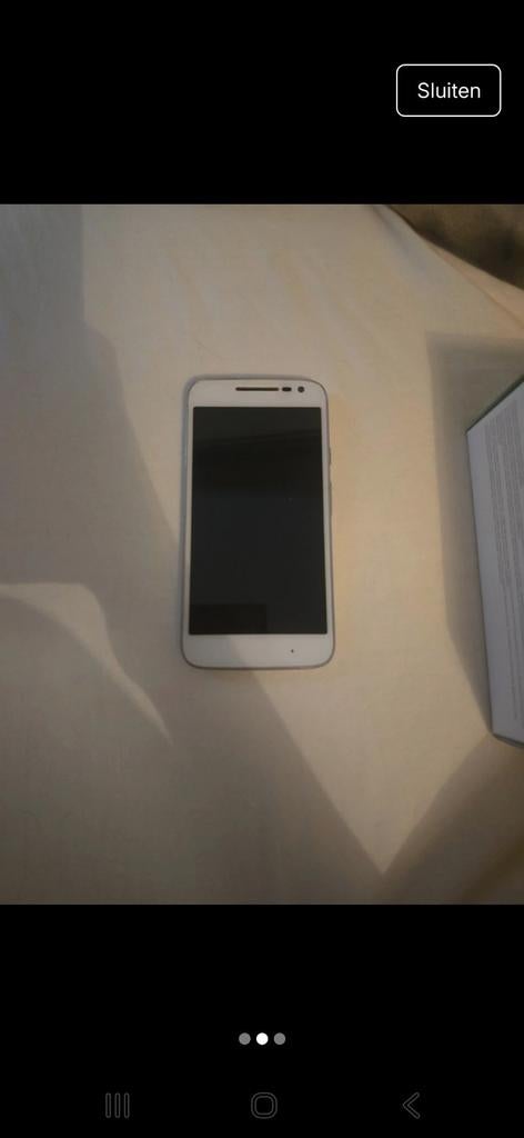 Motorola g4 play, Telecommunicatie, Ophalen, Zo goed als nieuw, Zwart