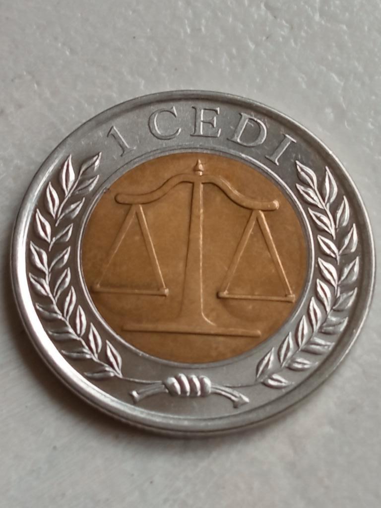 Ghana 1 cedi 2007, Ophalen of Verzenden, Overige landen, Losse munt