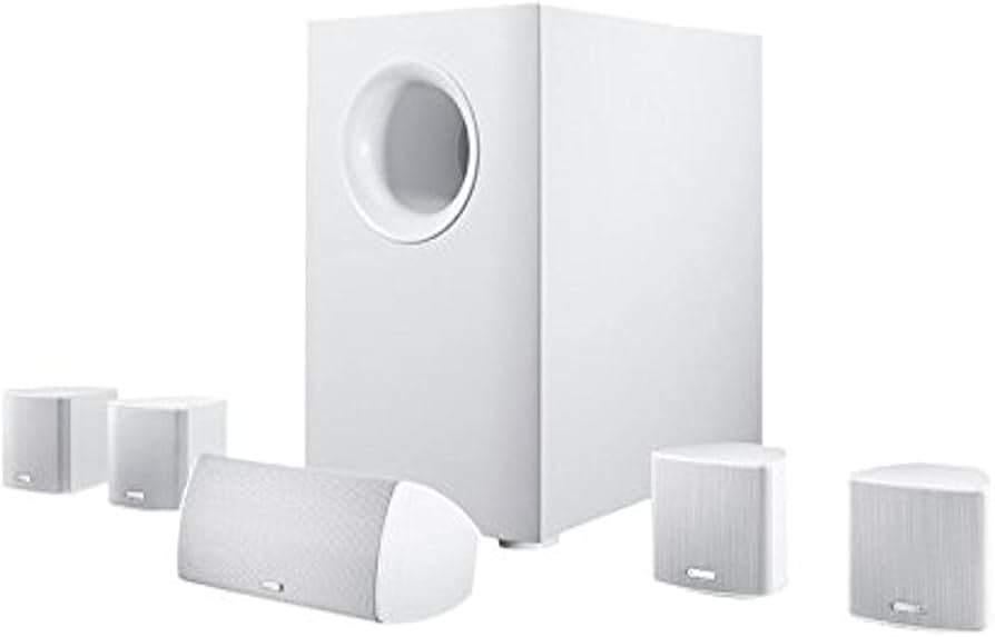 Canton Movie 95 speakerset + Onkyo NR656 versterker, 70 watt of meer, Zo goed als nieuw, 5.1-systeem, Overige spelers
