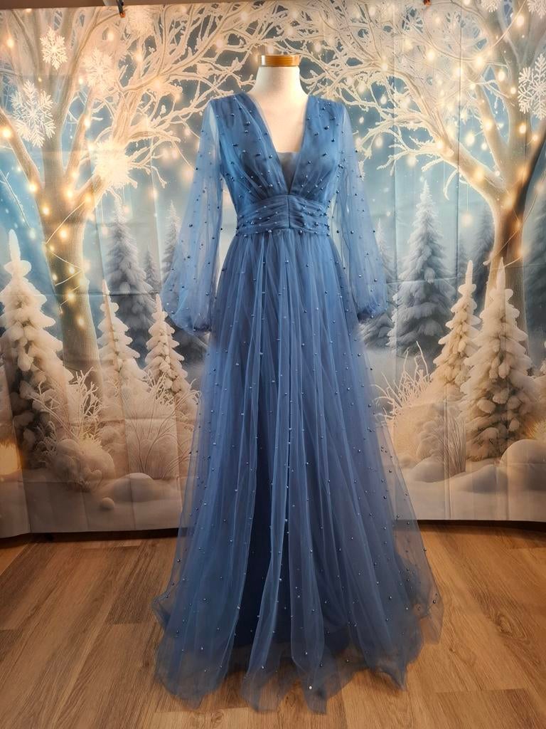 Prachtige sprookjesjurk feestjurk galajurk mt 36/38, Kleding | Dames, Carnavalskleding en Feestkleding, Zo goed als nieuw, Kleding