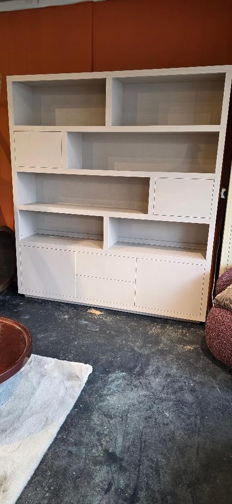Opbergkast | Vakkenkast – Taupe 200cm B showmodel Korting!