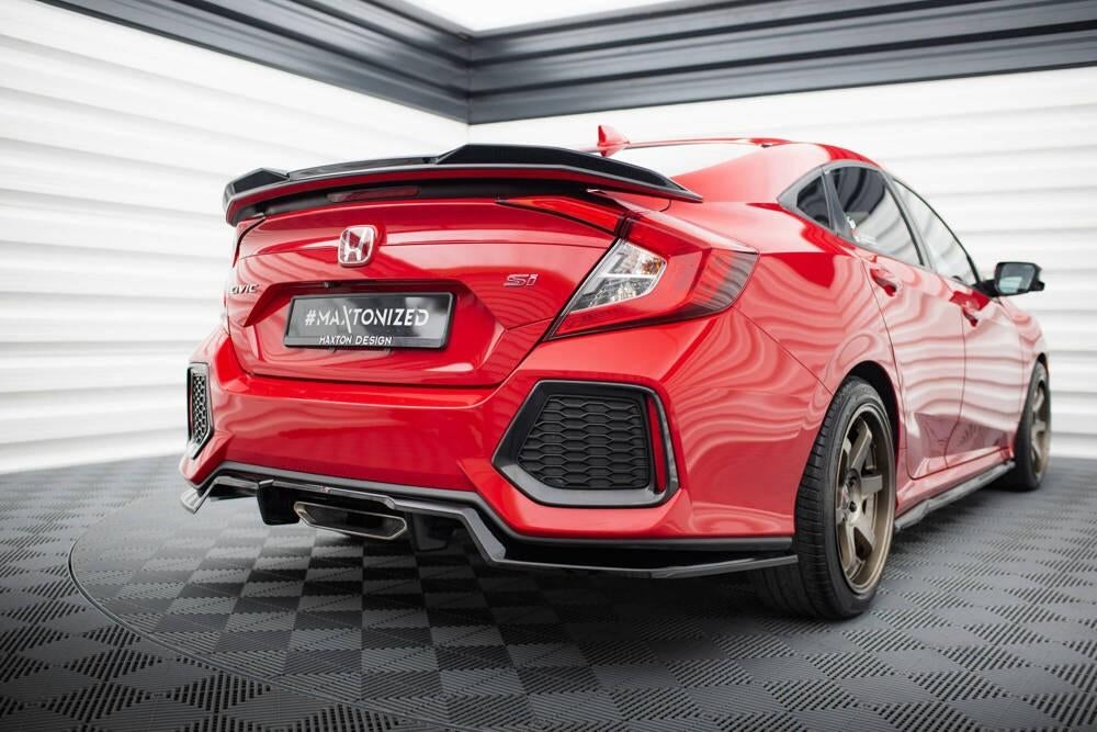 Voorlip spoiler sideskirt diffuser - Honda Civic Si 17-22, Ophalen of Verzenden