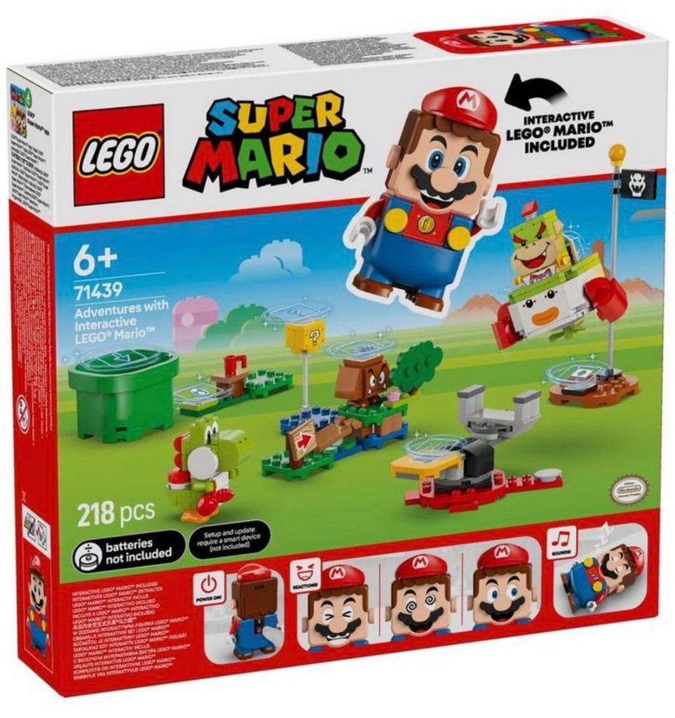 Nieuw: LEGO Super Mario 71439: Adventures Interactive Mario, Ophalen of Verzenden, Nieuw, Complete set, Lego