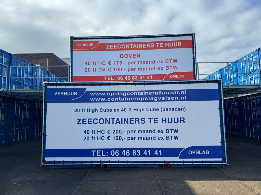 Goedkope opslag ruimte Alkmaar containers te huur, Zakelijke goederen, Bedrijfs Onroerend goed, Opslag of Loods, Huur