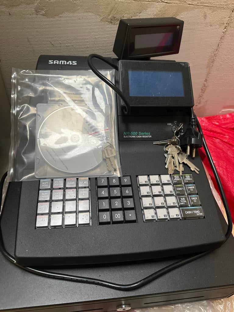Sam4s NR-500 Kassa, Ophalen