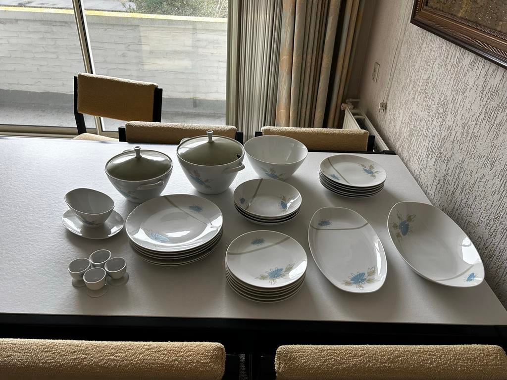 Arzberg Servies met Bloemmotief., Gebruikt, Ophalen of Verzenden, Effen, Porselein