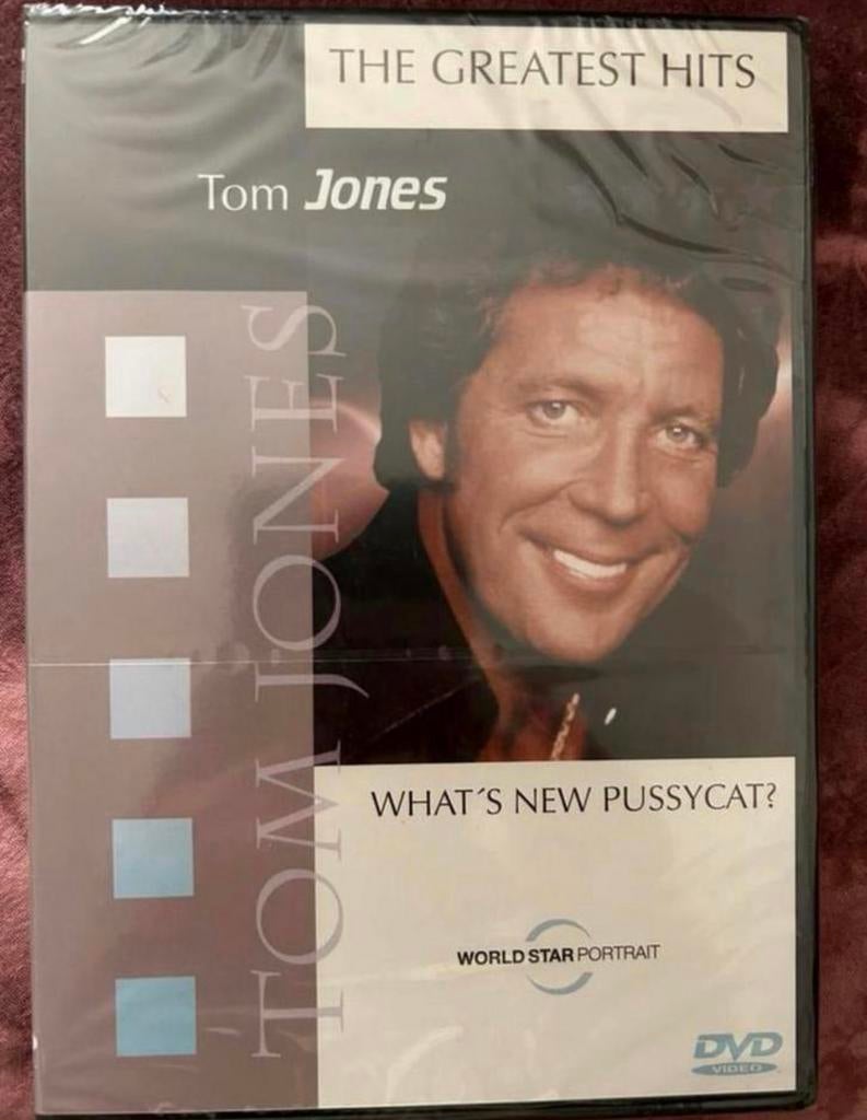 Tom Jones What’s New Pussycat Greatest Hits Dvd Nieuw geseal, Alle leeftijden, Ophalen of Verzenden, Gebruikt