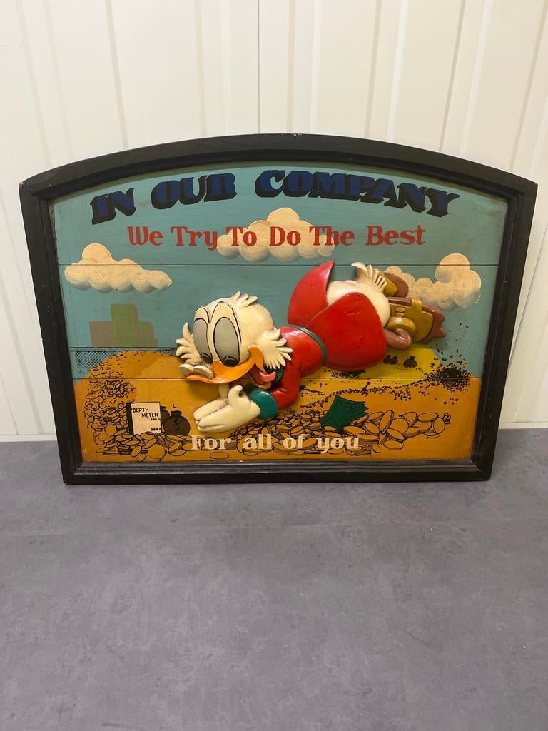 3D Schilderij met Donald Duck, Antiek en Kunst, Kunst | Schilderijen | Abstract, Ophalen of Verzenden