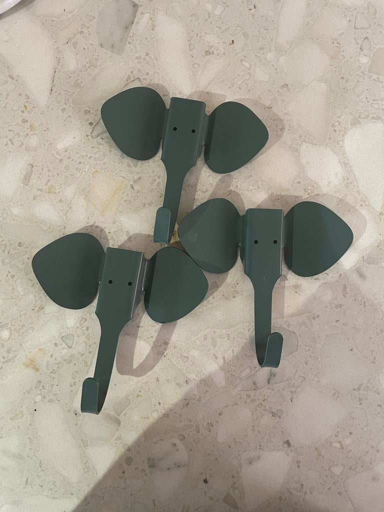 Leuke wandhaakjes olifant., Huis en Inrichting, Woonaccessoires | Kapstokken, Wandhaken, Ophalen of Verzenden, Zo goed als nieuw