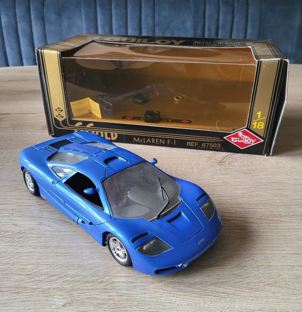 Guiloy McLaren F-1 1/18 - Zeldzaam Model!, Ophalen of Verzenden, Zo goed als nieuw, Overige merken