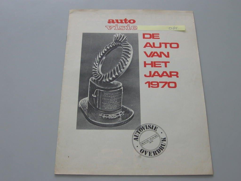 CITR 082 Citroën GS Auto v h jaar 1970, overdruk Autovisie, Boeken, Auto's | Folders en Tijdschriften, Zo goed als nieuw, Citroën