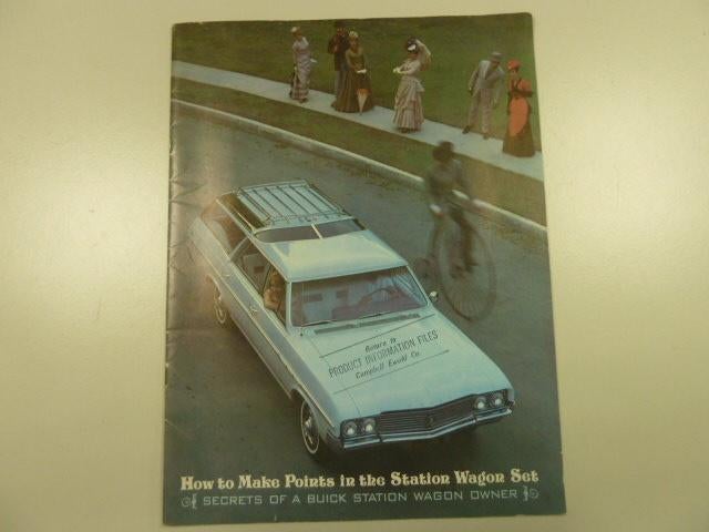 1964 Buick Station Wagon Set Brochure USA, Ophalen of Verzenden, Gelezen, Overige merken