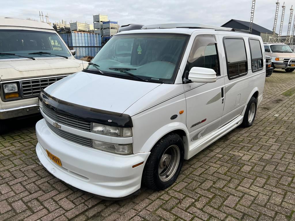 1997 Chevrolet Astro LOW TOP * CAMPER * LPG * TREKHAAK, Auto's, Automaat, Achterwielaandrijving, Overige carrosserieën, Wit