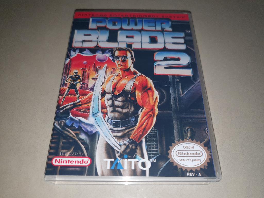 Power Blade 2 NES Game Case, Spelcomputers en Games, Games | Nintendo NES, Avontuur en Actie, Verzenden, 1 speler, Zo goed als nieuw