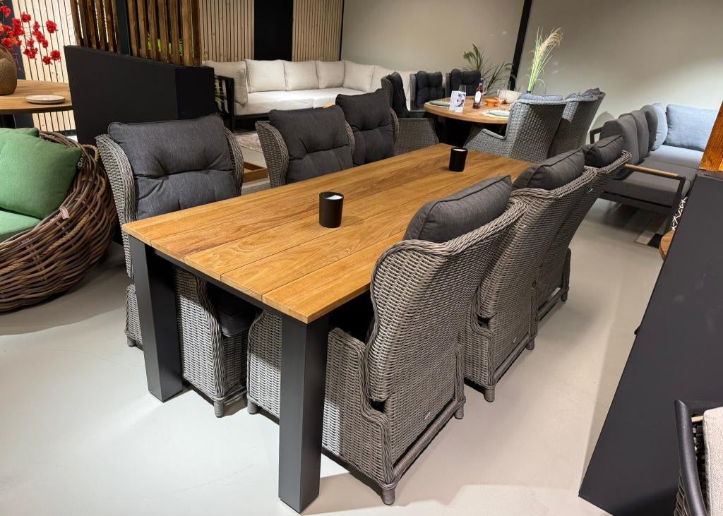 Tuintafel 240 cm - nieuwe voorraad., Ophalen of Verzenden, Nieuw, Rechthoekig, Hout