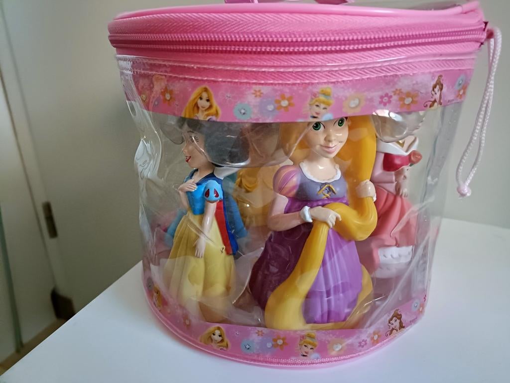 Disney prinsessen bad speeltjes of plastic beeldjes, Ophalen of Verzenden, Zo goed als nieuw, Ontdekken